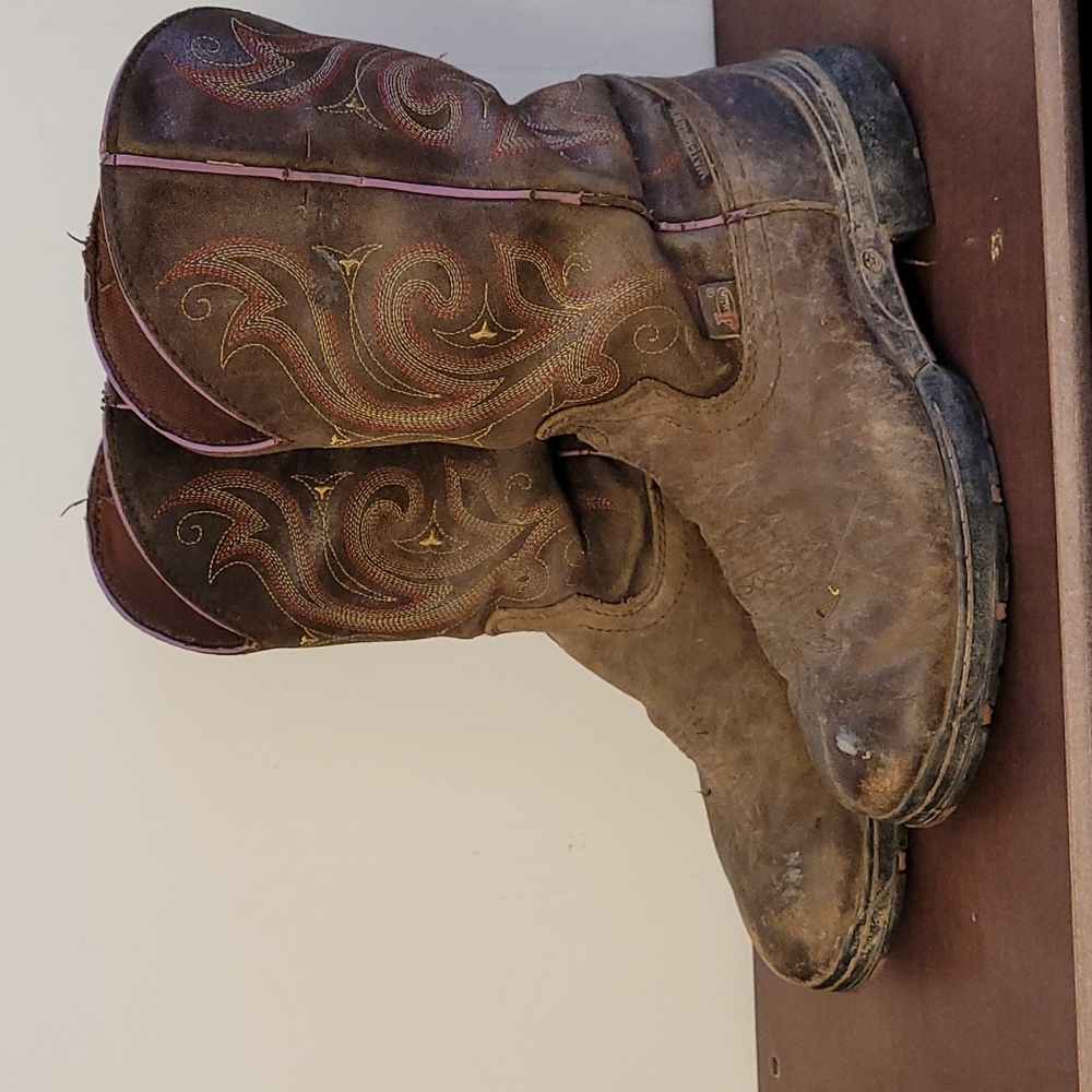 Worn George Strait Justins